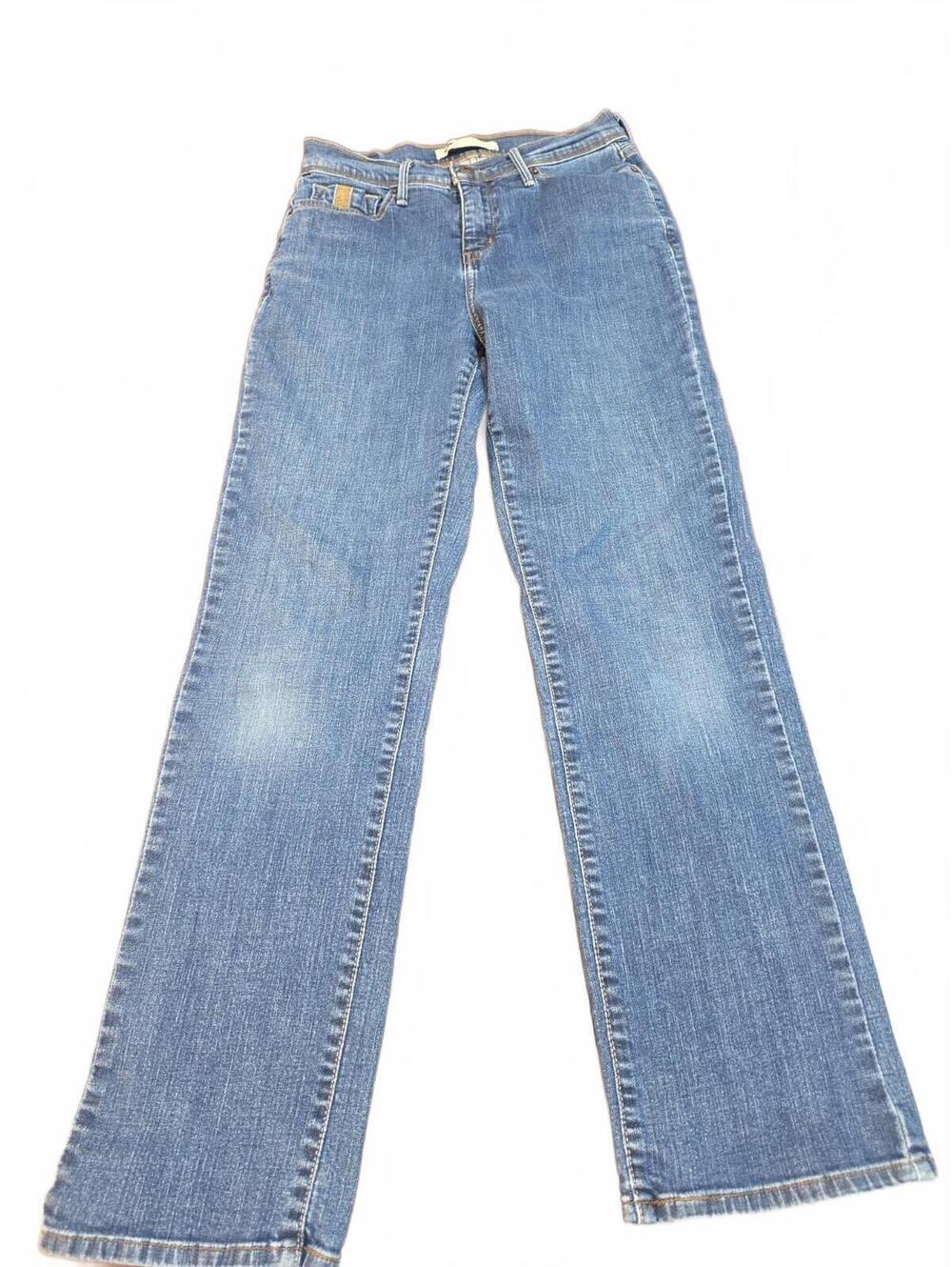 Levi's 512 Jeans Womens 28x30 Blue Perfectly Slimming Straight Stretch Denim